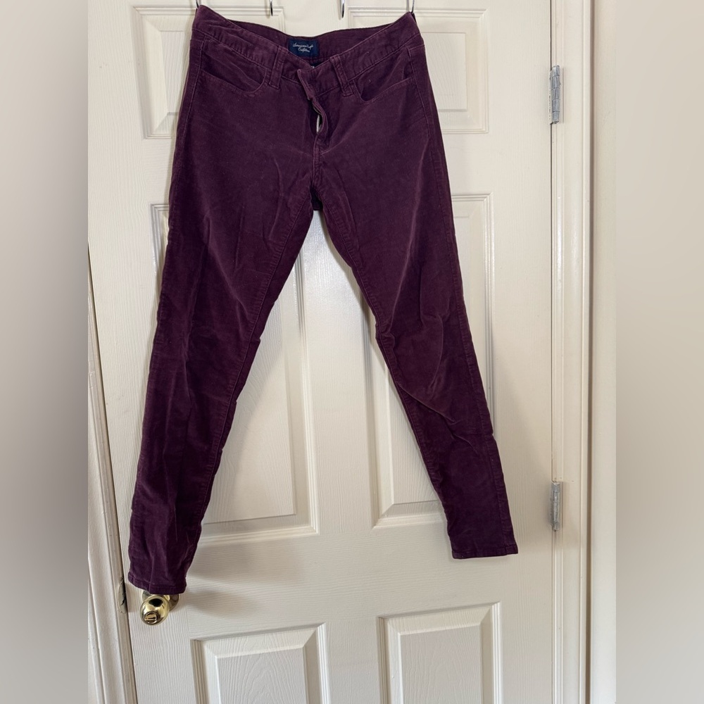 Purple Corduroy Jeans
